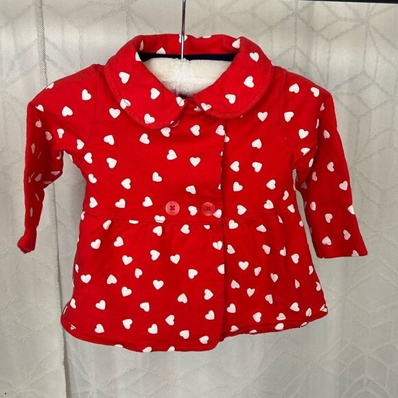 Carter's Baby Girl Heart Sweater - Picture 1 of 4